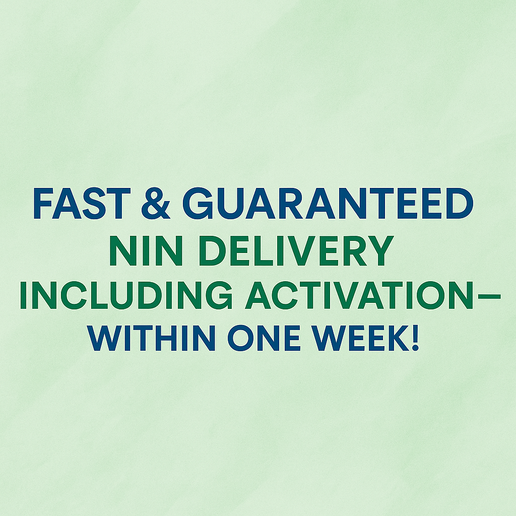Fast & Guaranteed NIN Delivery — Within One Week!